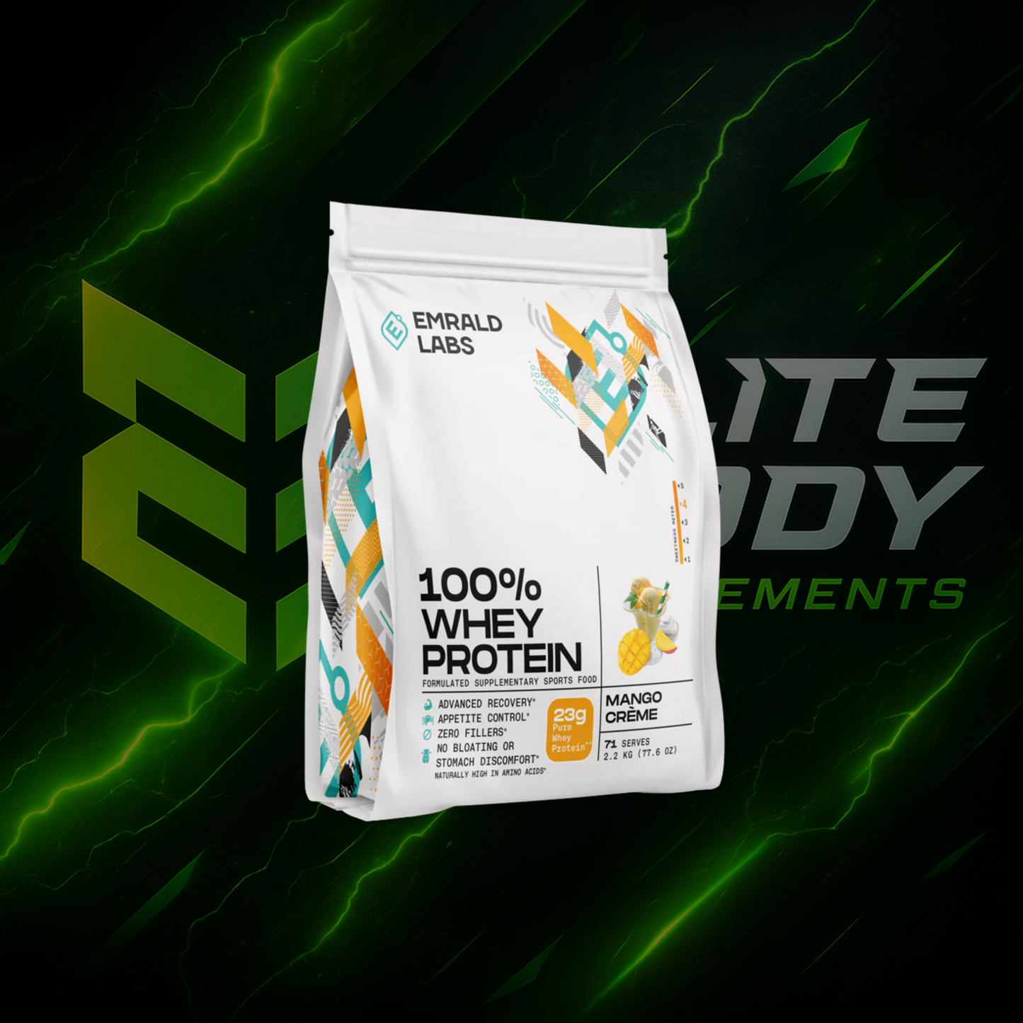 Emrald Labs 100% Whey Protein 2.2KG